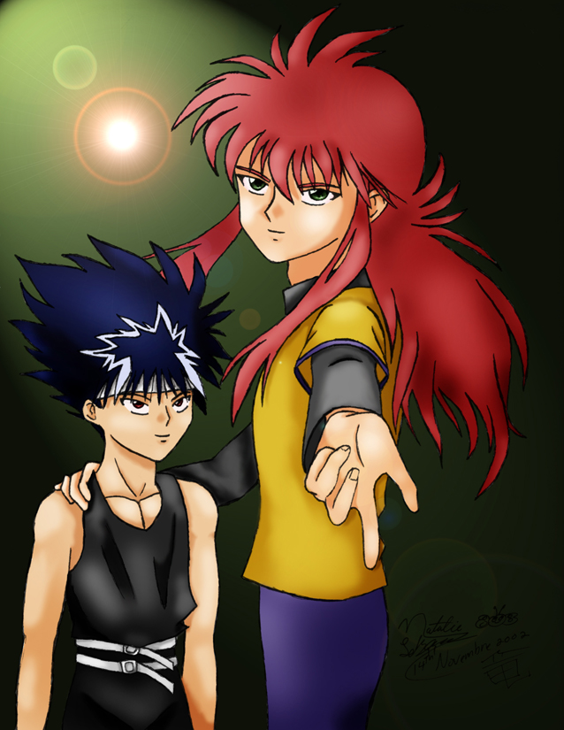 Kurama and Hiei *SHONEN AI*