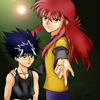 Kurama and Hiei *SHONEN AI*