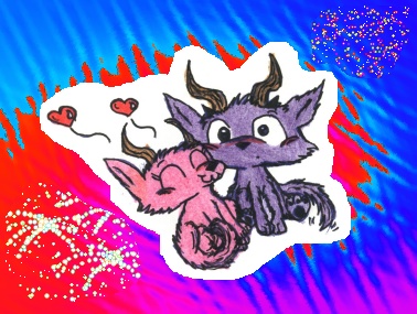 Volt and Kushia - Kitty Behemoth's in Love! .^_^.