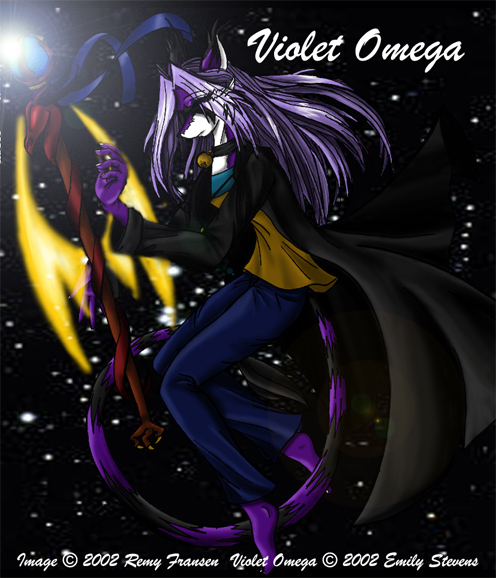 Violet Omega and the Dragon Staff