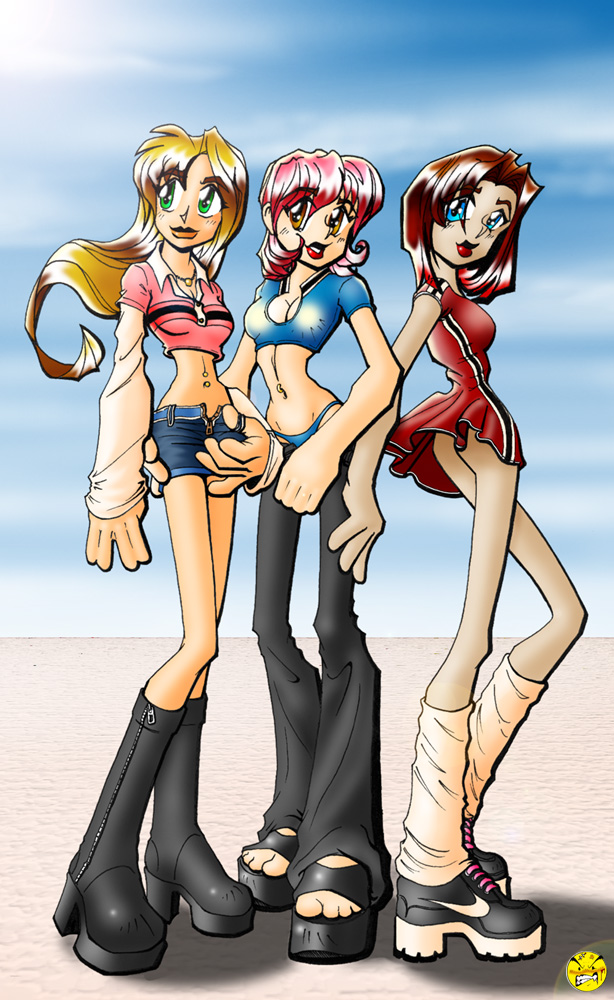 Hottie Triad in Color