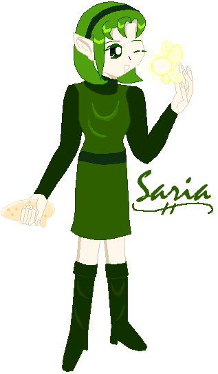 Saria and her Fairy