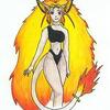 Elemental Kitty Goddess of Fire