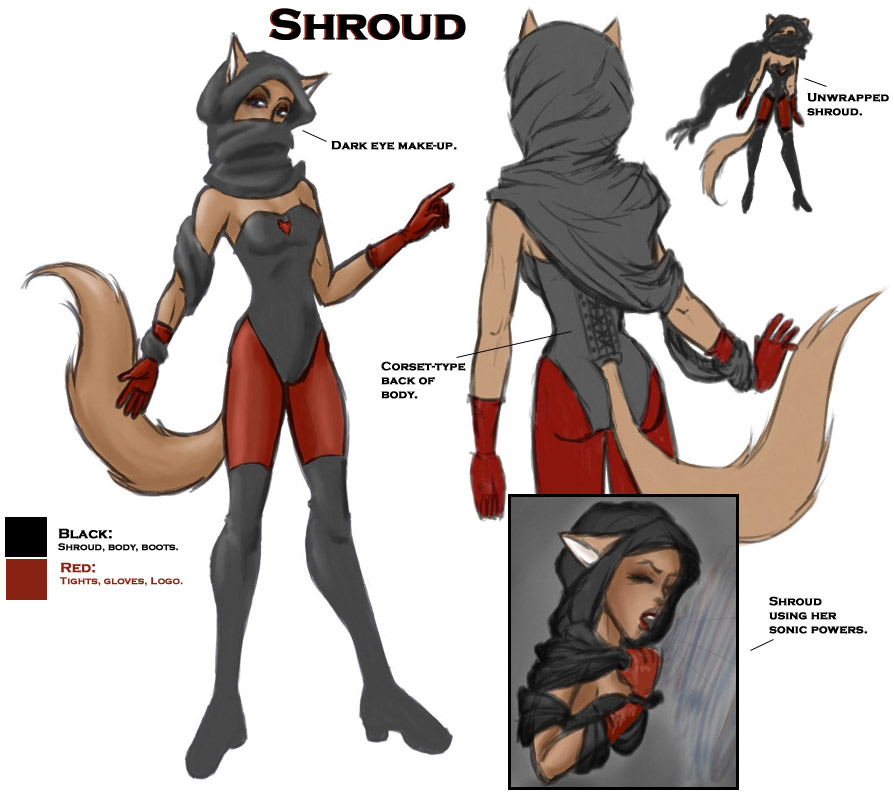 Shroud Model Sheet