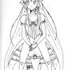 Chii in gothic lolita design