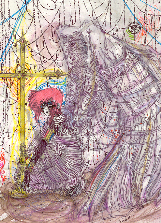 and here's an artbook-ish image of Hayami w/ angel wings..^_^