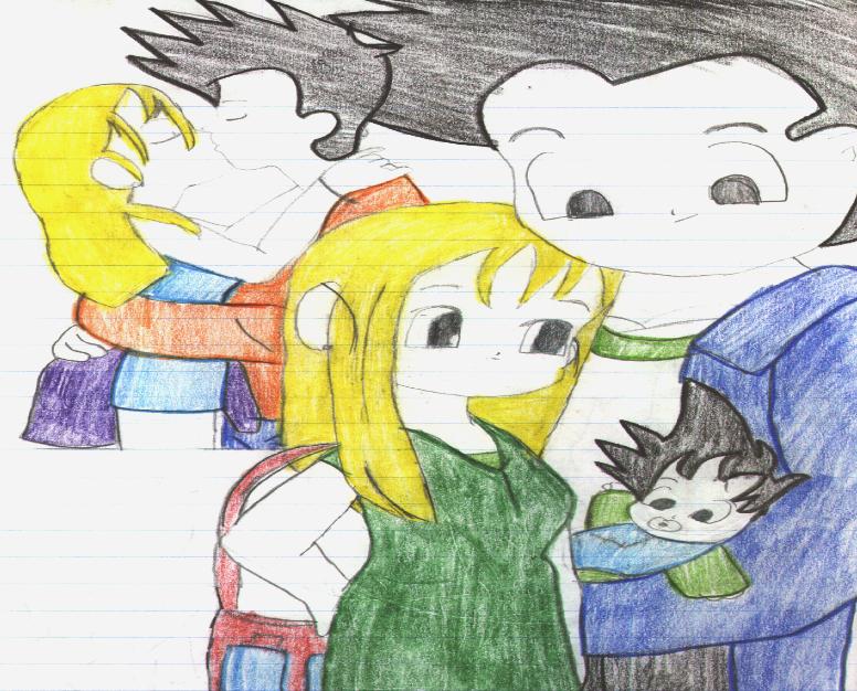 Goten and Marron's family2