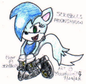 Old pic of Scribbles Moonshadow