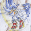 Sonic fighting Perfect Chaos