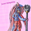 Janet Hedgehog with Metaphis