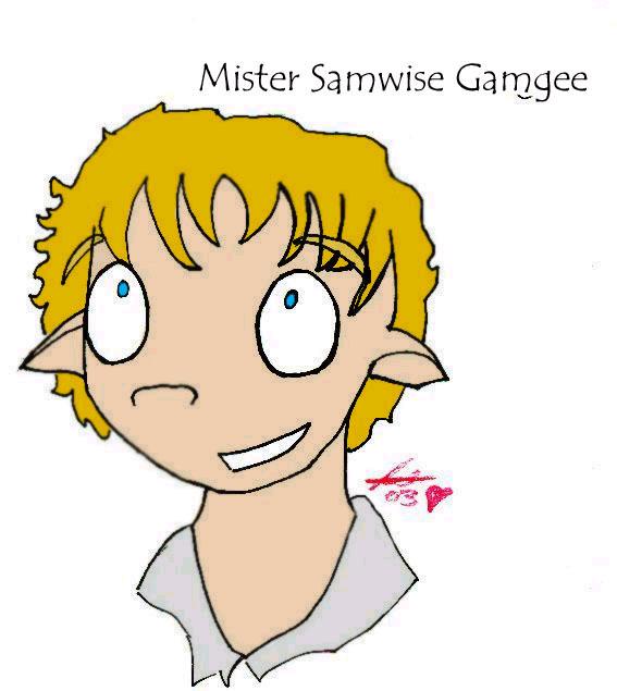 Samwise Gamgee Looking Happy