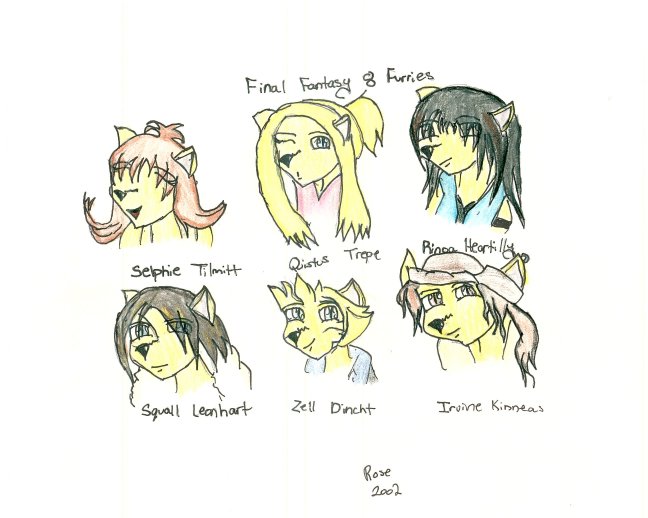 Final Fantasy 8 Furries Set 1