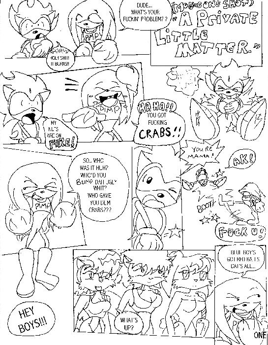 A dirty lil Sonic Comic page 1