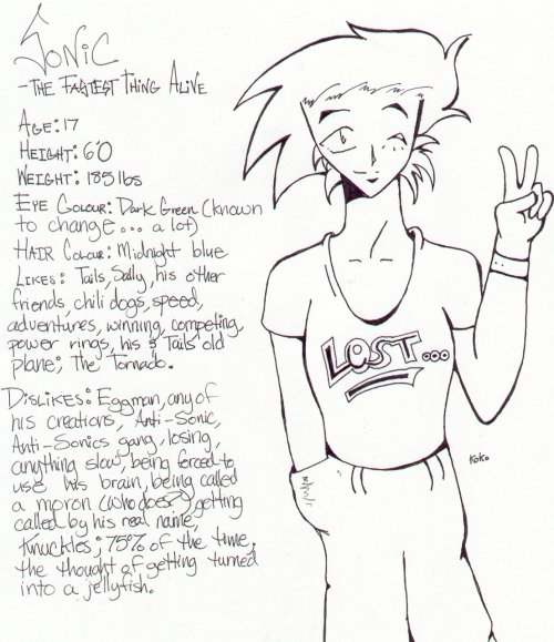 Sonic Profile - RP Profile 2/15