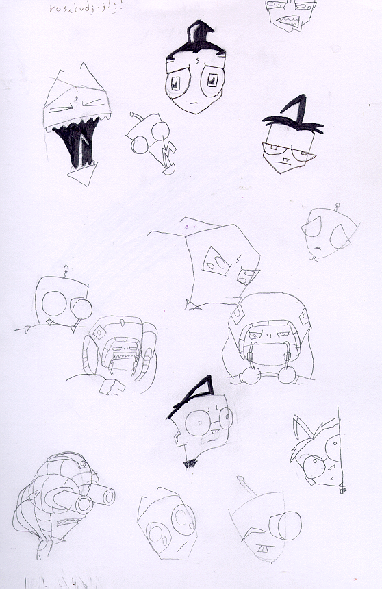 Invader Zim Sketches