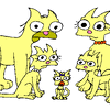 The Simpsons as Cats