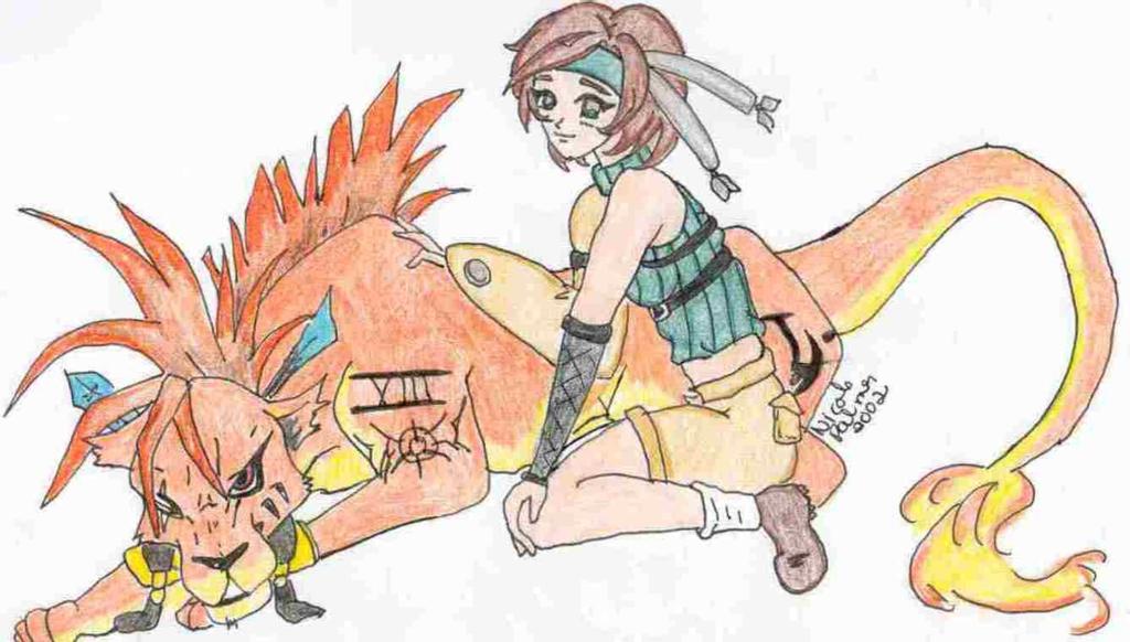 Yuffie and Red XIII