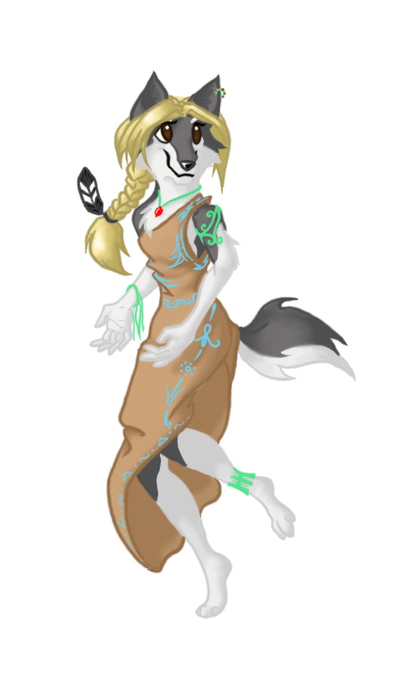 Wolfy-Husky-Anthro Girl