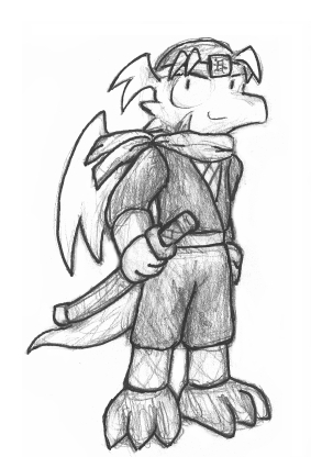 Ninja Dragon!*uncolored*