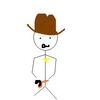 Stick Man Cowboy