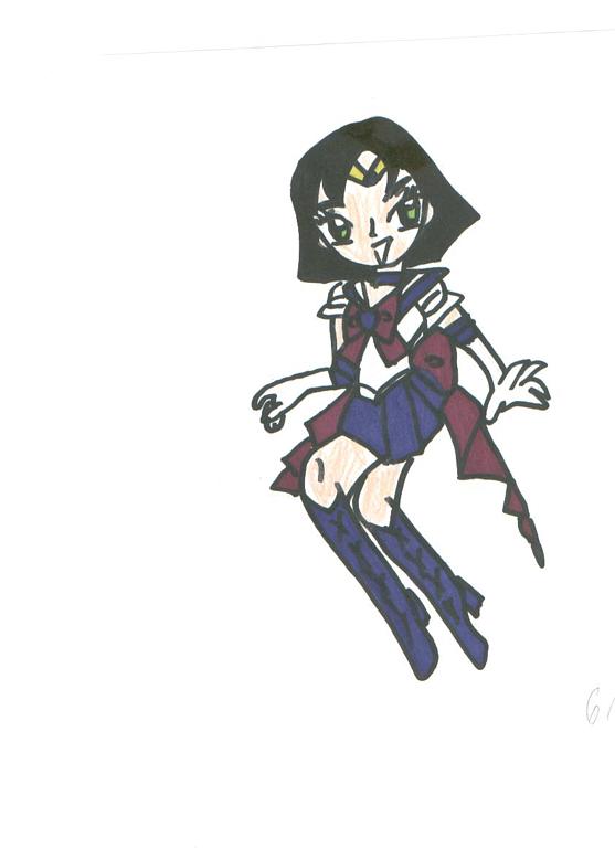 Mallory as Sailor Saturn