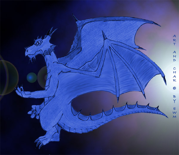 colored sketch of my dragon