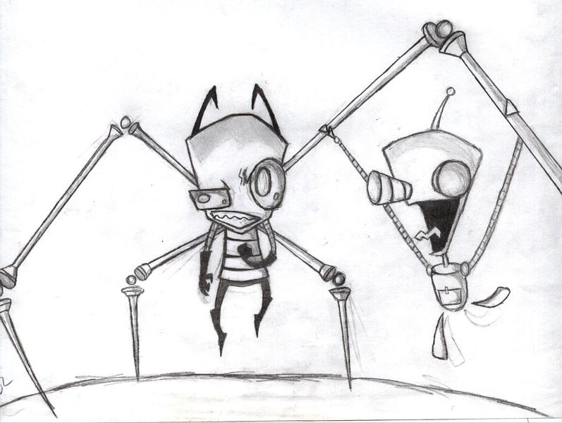 Zim and GIR