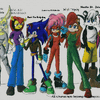 The kids of Sonic, Knux, and others