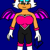 Upgraded Rouge Holding A Chaos Emerald