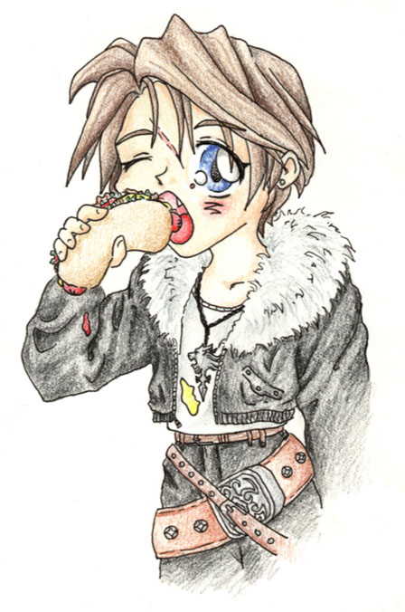 Squall and hot dog.