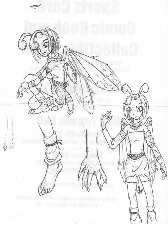 Insectoid girl