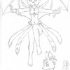 A bat girl I doodled