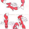 Cinnamon fox doodles