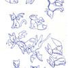 Fox and Cat doodles 2
