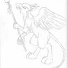 Gryphon with Spear