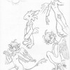 Harpy girl and other doodles