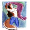 Watercolor Fox-Dog