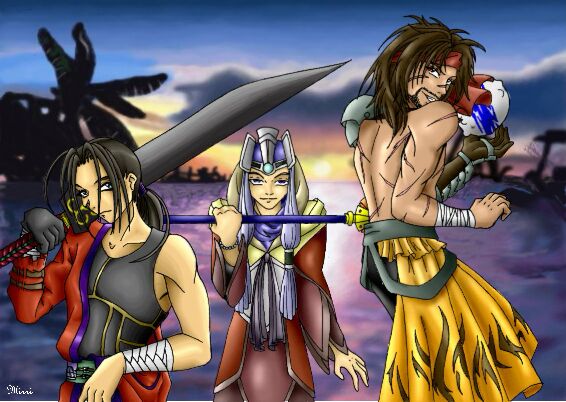 Auron, Braska and Jecht