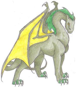 Hawk Dragon - Green