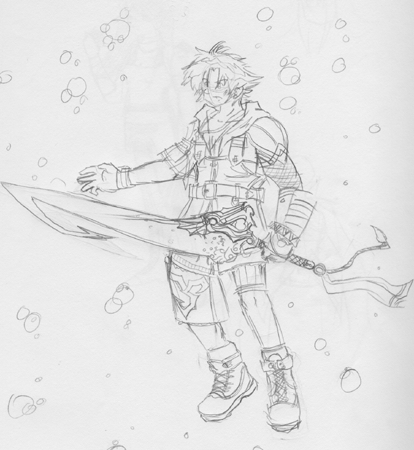 Underwater Tidus