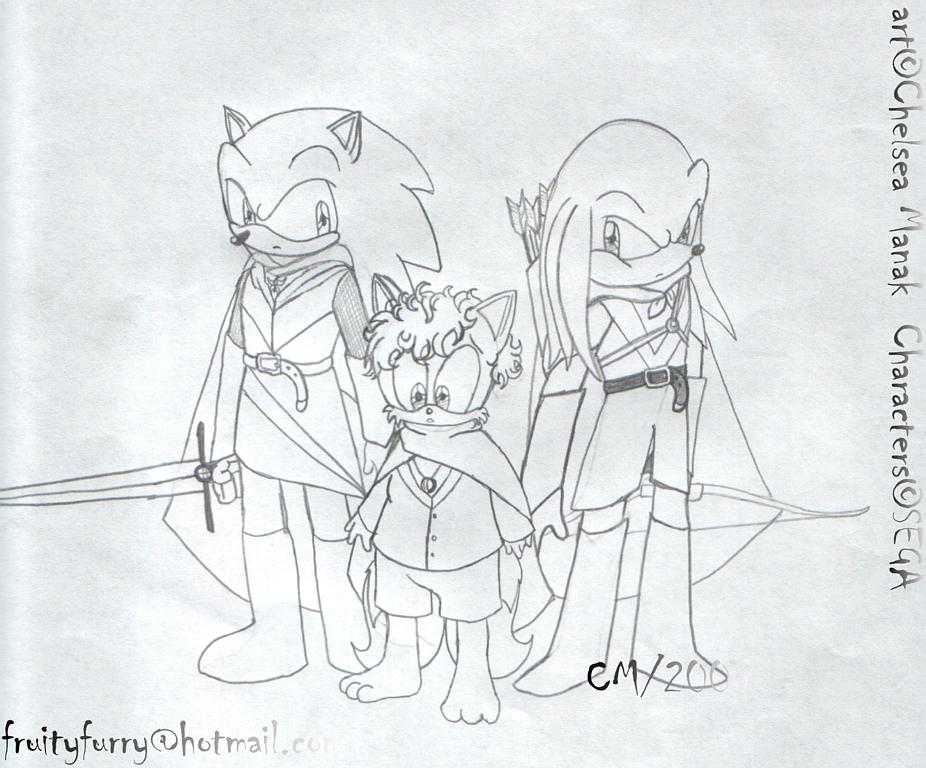 Sonic Lord of the Rings Crossover