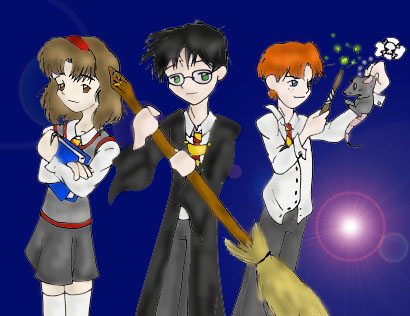 Harry Potter Trio (Color)
