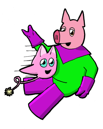 Oink and Lila