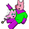 Oink and Lila