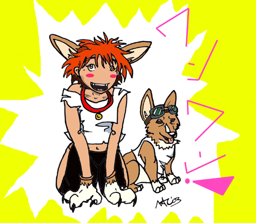 Ed and Ein Cosplay
