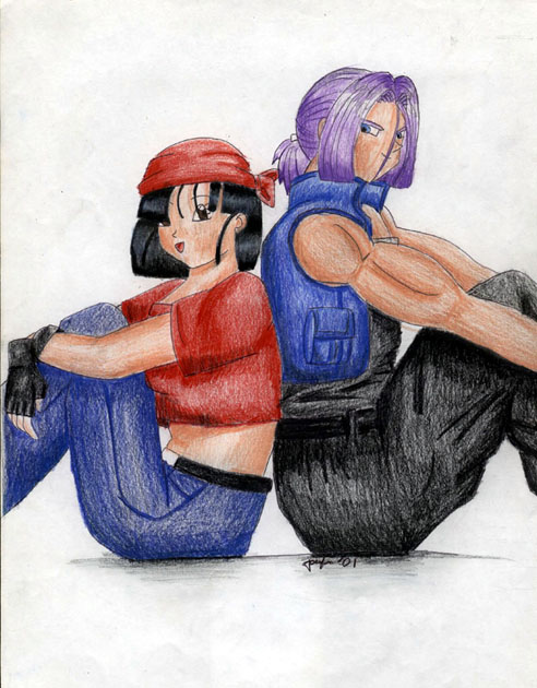 Mirai Trunks and Pan