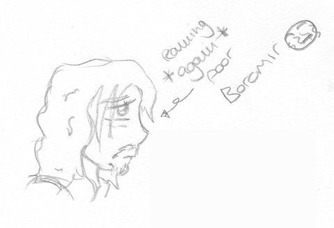 'nother piccy of Boromir, he sad  >.<