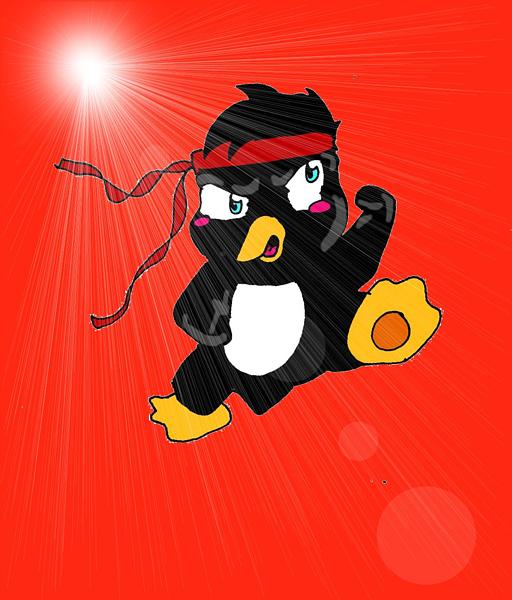 The kung-fu Pen-guin! Ha hooha!!