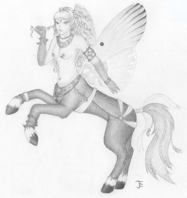 Racquel the Dutch glittery centaur whore X3
