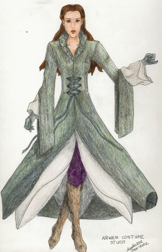 Arwen Costume Study